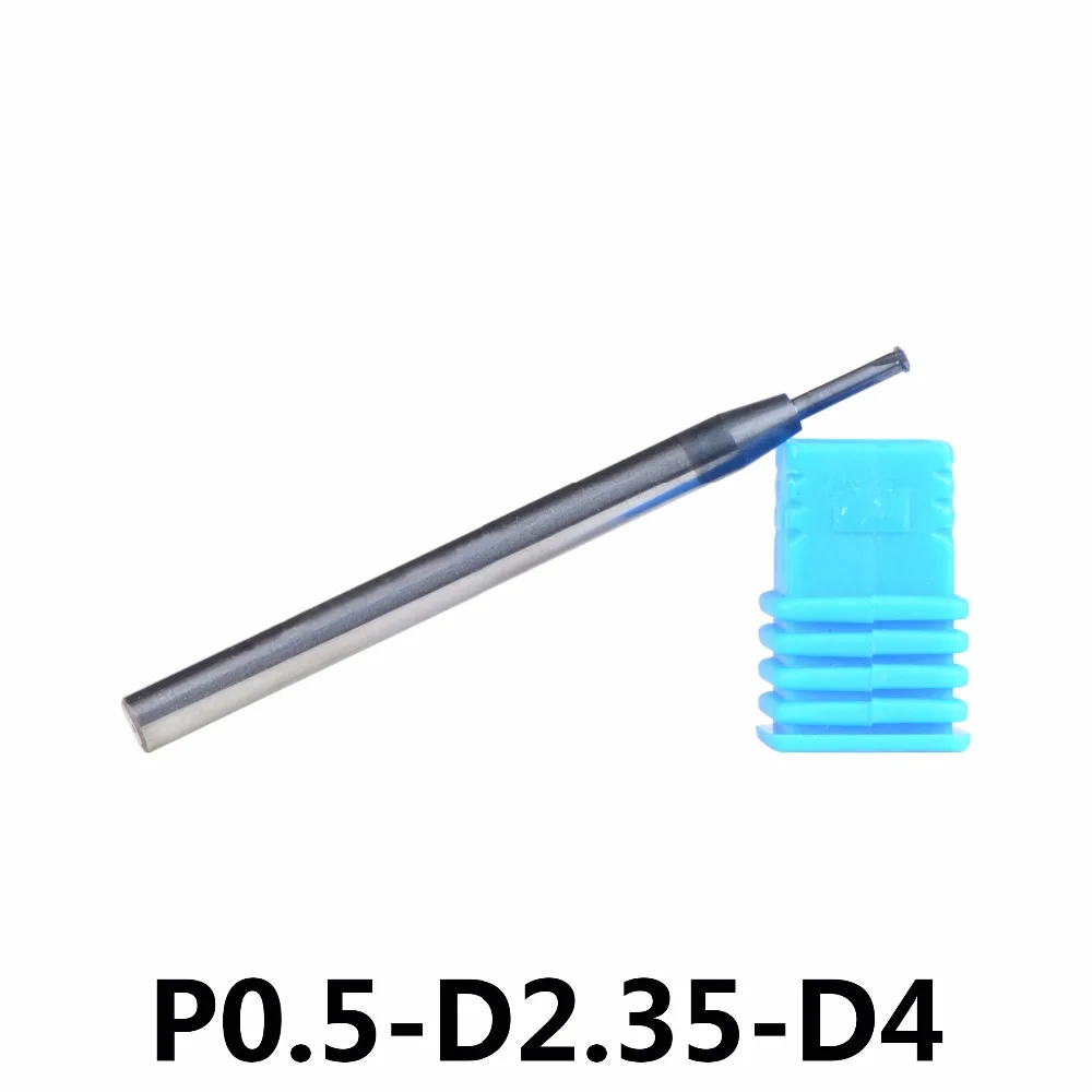 1pc P0.5*d2.35*D4 tungsten carbide alloy Single teeth thread milling