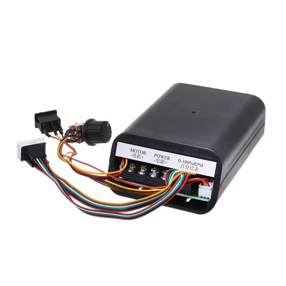 DC 10-55V MAX 60A PWM контроллер скорости двигателя 0 ~ 100% регулируемая плата