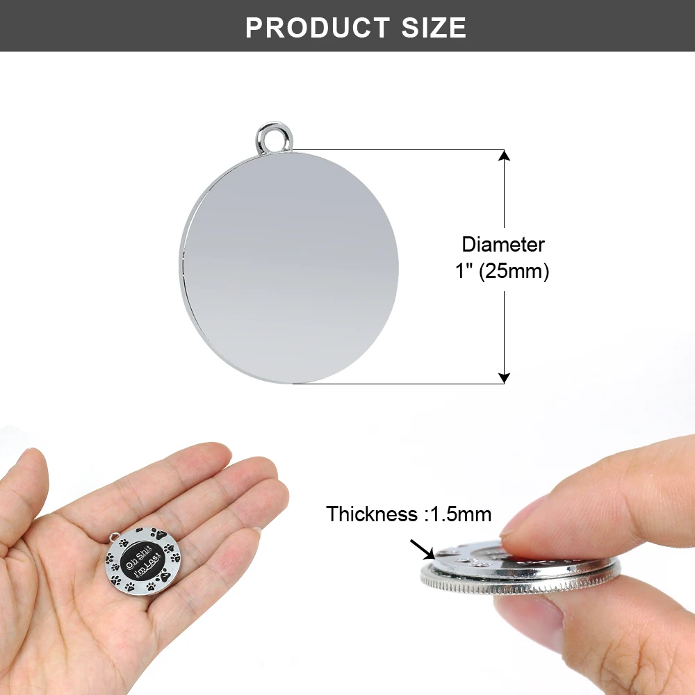 Персонализированные Бирки Для собак, кошек, идентификационные бирки для щенков, питомцев, выгравированные металлические аксессуары для ошейника для собак с защитой от потери