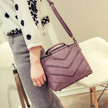 

JJDXBPPDD Women Leather Handbags Lady Small Tote Bag Female Pu Shoulder Bags Bolsas Femininas Sac A Main Pink Black Red