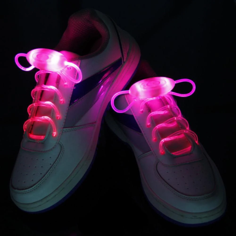 Горячая светодиодная светящаяся вспышка светильник светящийся ремешок шнурки для обуви Вечерние Декорации для дискотеки шнурки для спортивной обуви плоские шнурки для обуви шнурки