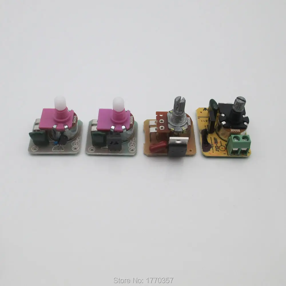 

5 PCS Dimmer switch table wall lamp dimmer lighting accessories DIY regulate the temperature velocity Light potentiometer