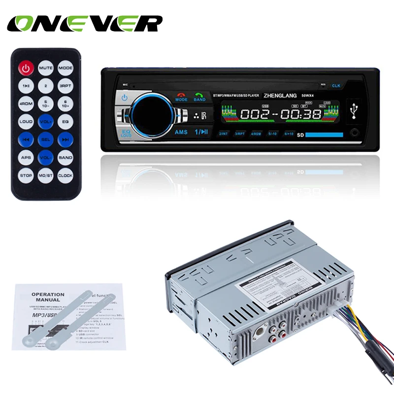 Onever 1din Bluetooth AutoRadios Car Stereo In Dash FM Aux Input