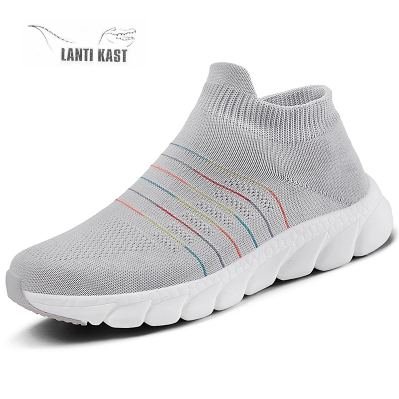 

2019 Women Sport Running Shoes Socks Breathbale Sock Female Sneakers Flats Woman Sports Shoes Walking Sneakers  