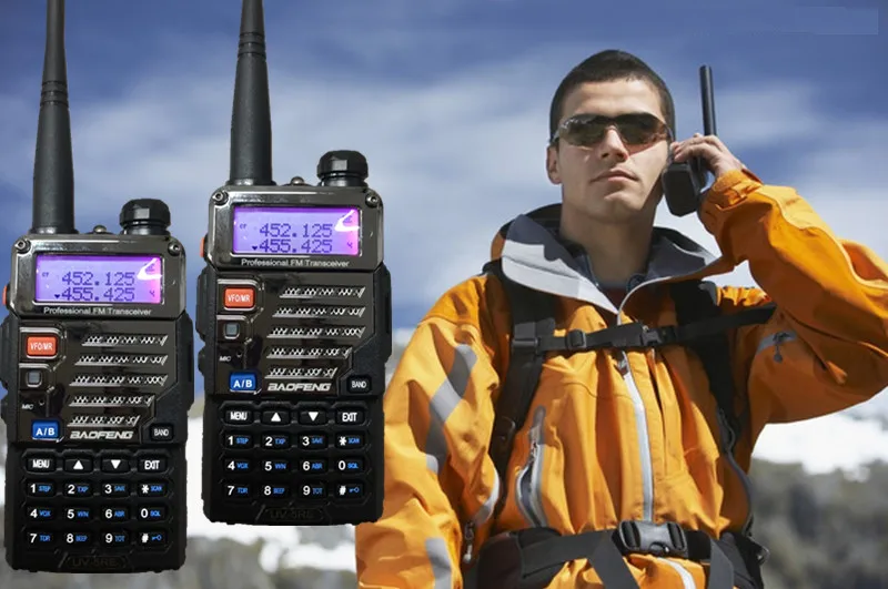 BAOFENG UV-5RE портативная рация радио Amador UHF VHF морская Портативная радиостанция HF трансивер сканер UV 5R Woki Toki