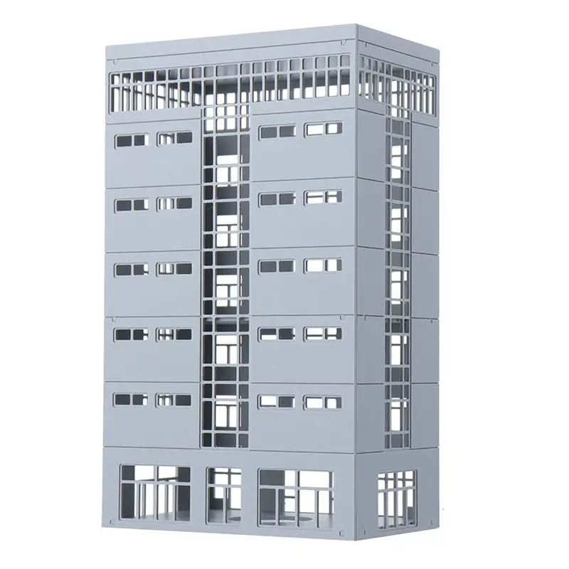 

1/150 N Scale Plastic Skyscraper Building Model Toy Sand Table Scene Assembling House Children DIY Model Building Toys Crafts