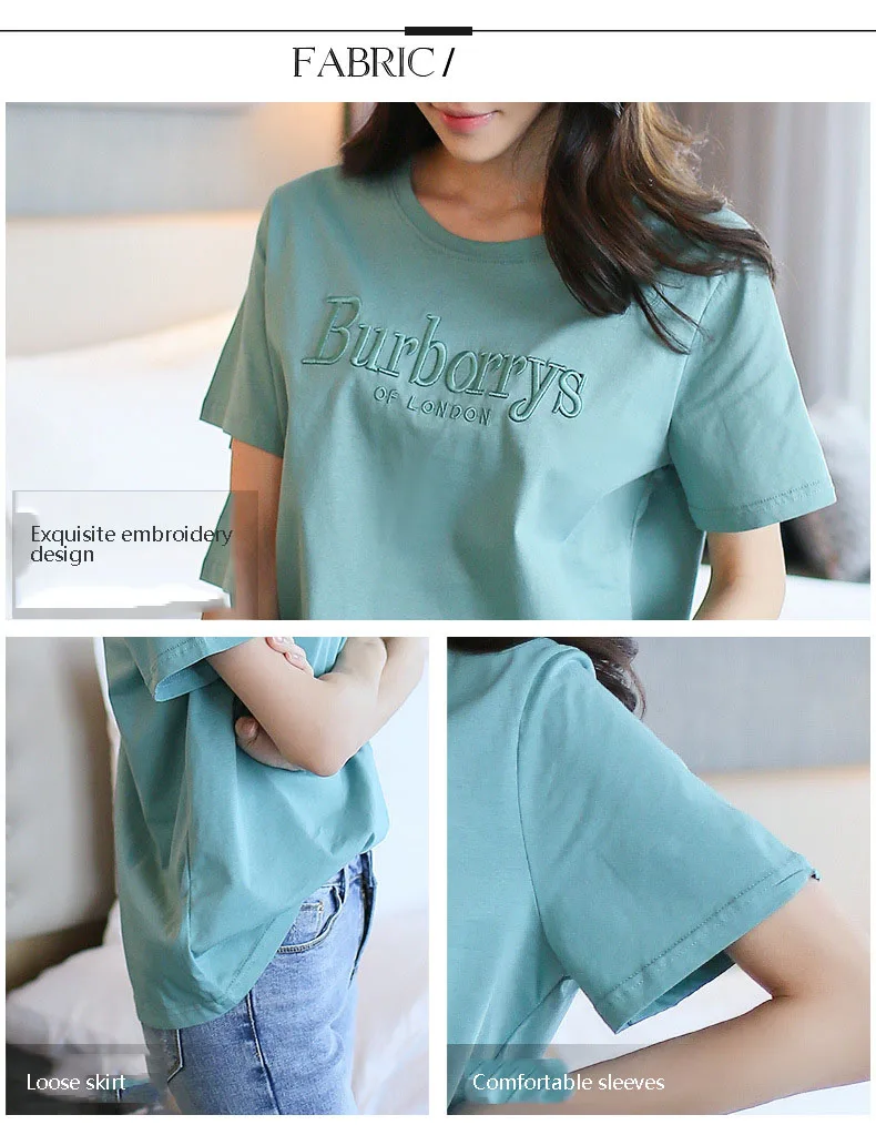 Letter T-Shirt Women  (26)