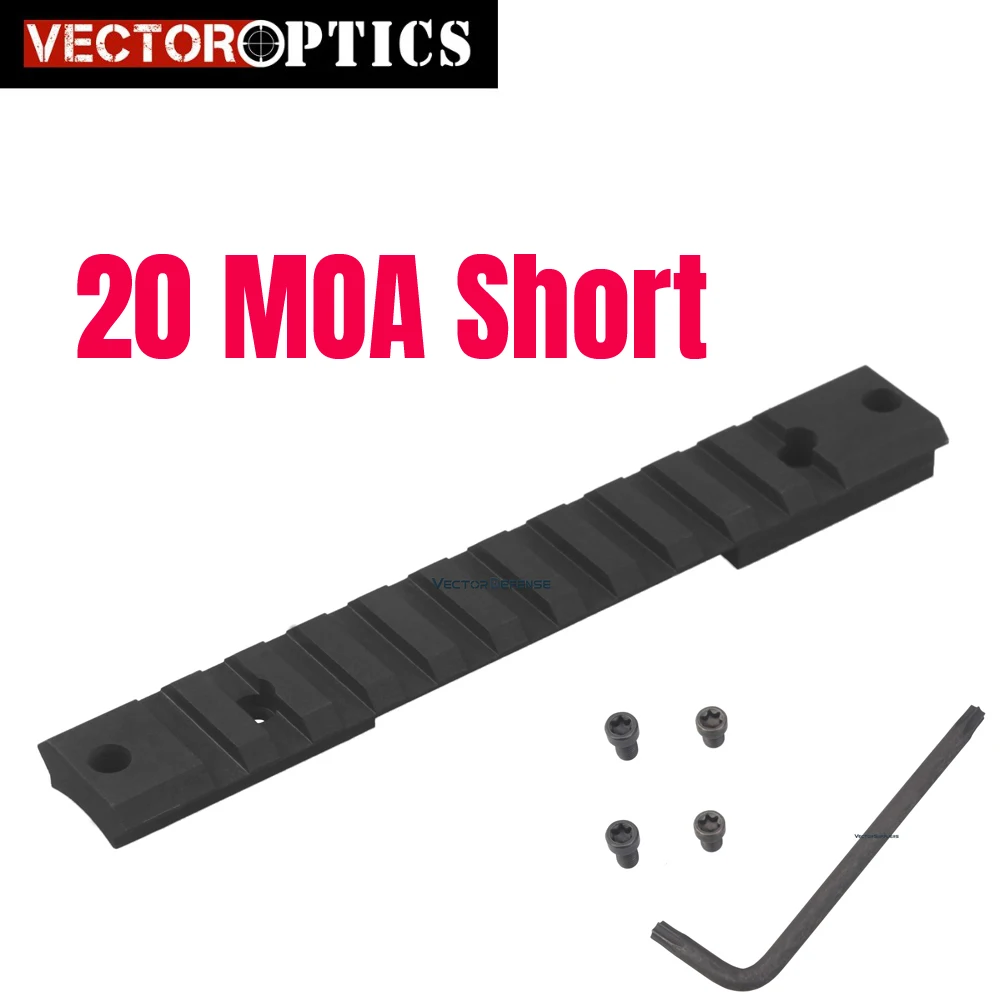 Vector Optics Remington 700 Steel 20 Moa Picatinny Rail Mount Short Action Tactical Fit Ruger 10 22 Browning X Bolt Receiver Scope Mounts Accessories Aliexpress