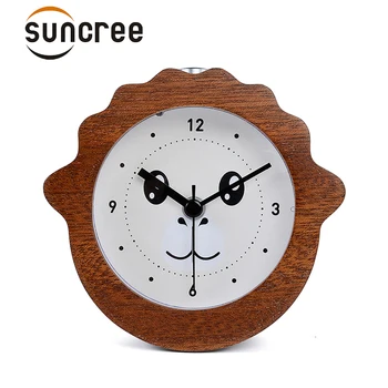 

Suncree Chinese Zodiac series Goat elegant alarm clock No Ticking Snooze Back light Digital Clock, Desktop Table Clocks