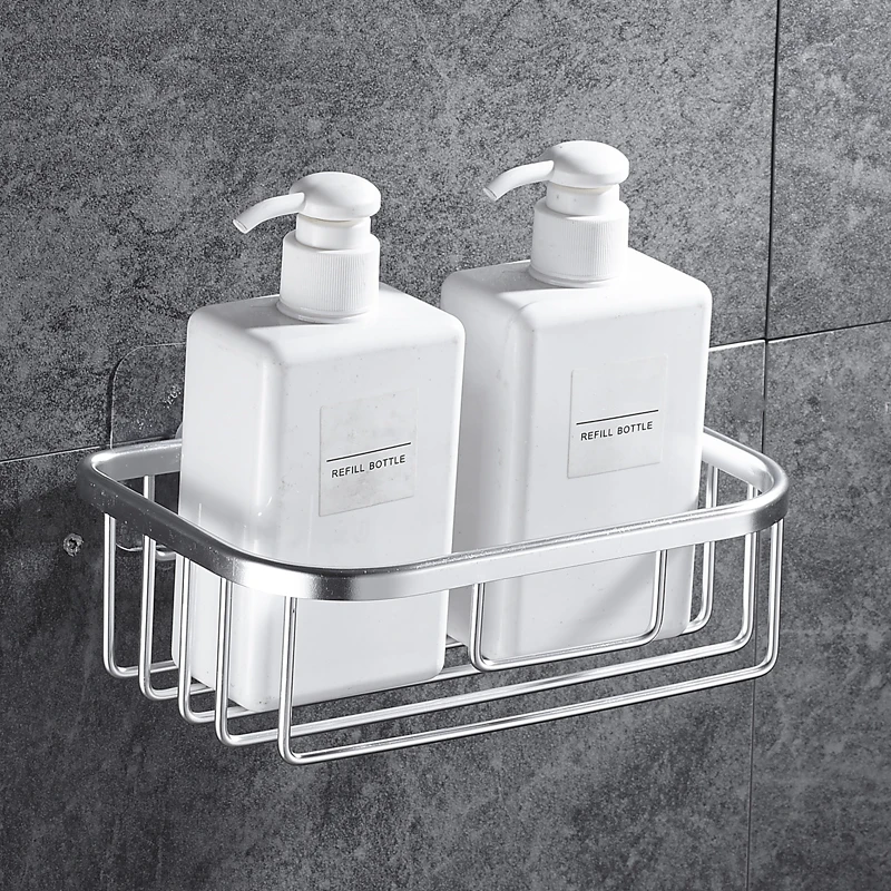 BVZ стильные короткие аксессуары для ванной комнаты держатель полки для ванной комнаты алюминиевая полка для ванной комнаты шампунь мыло косметические полки