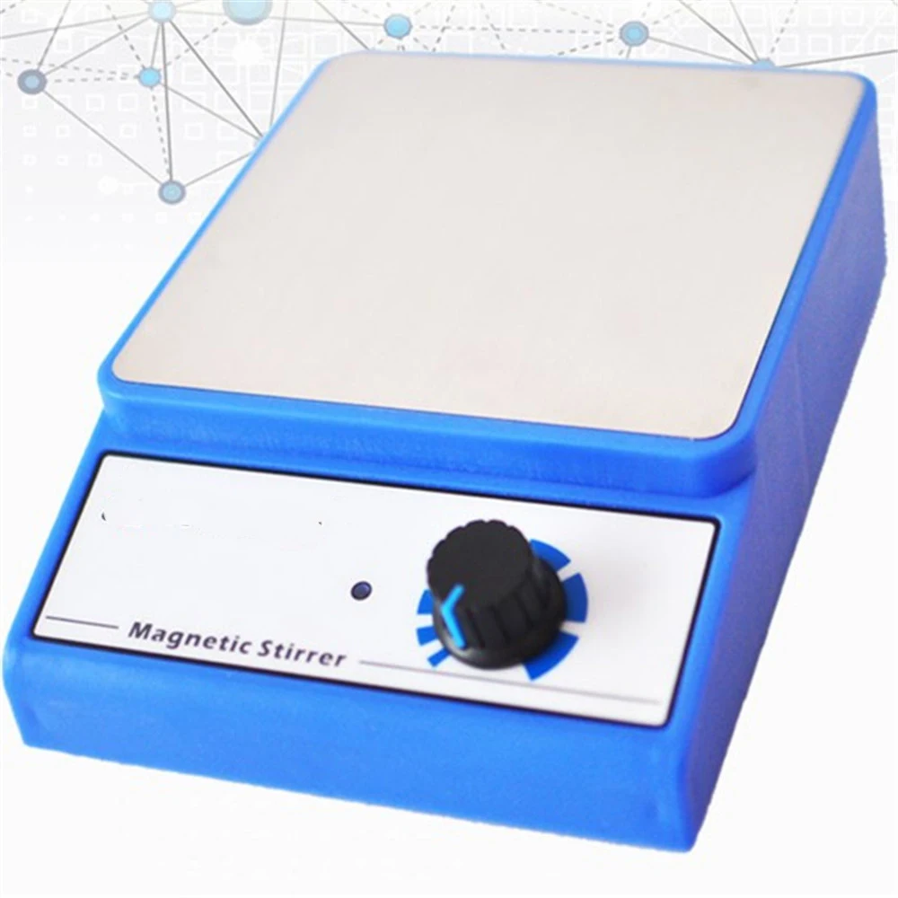 New Electric Magnetic Stirrer Mixer 3000rpm Stainless Steel Panel AC110V-240V Get One Bar Free Lab Supplies