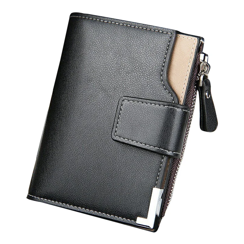 Top PU Leather Travel Wallet Thickening Fashion Men's Purse Passport