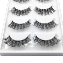 

OutTop 100% Luxury 3D Mink False Eyelashes 5Pair Luxury Lashes Fluffy Strip Eyelashes Long Natural Party 04.18