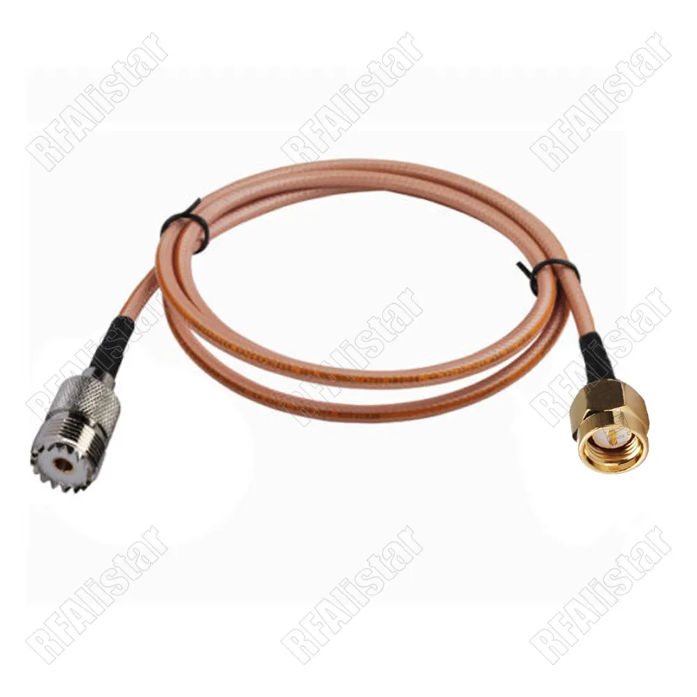 UHF Female to SMA Male RG400