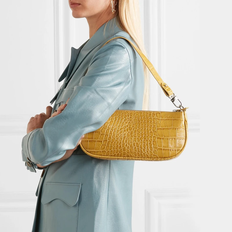 

Retro Alligator Pattern Women Messenger Flap Handbags PU Street Casual Solid Zipper Shoulder Bags Bolsa Mujer New Factory Outlet