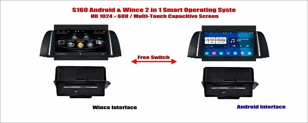 Discount Liandlee For BMW 5 F10 2013~2014 - Car Radio DVD Player GPS Nav Navi Map Navigation Advanced Wince & Android 2 in 1 S160 System 9