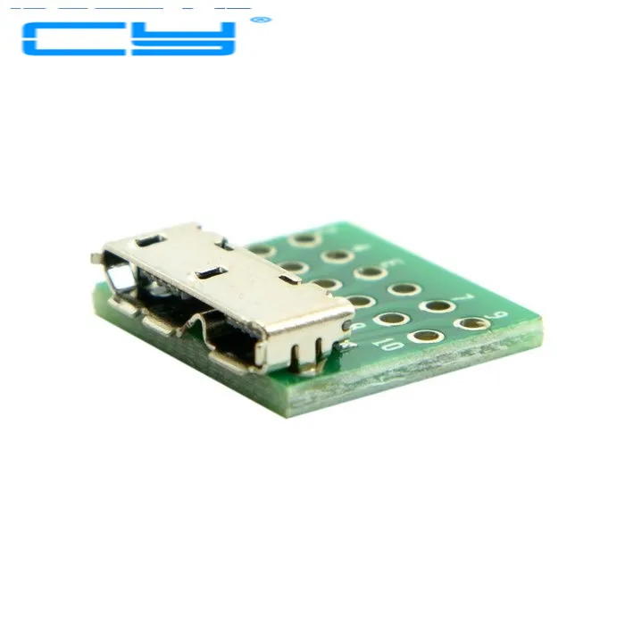 Micro-B USB 3 0 Micro B USB3.0 10pin гнездо разъем плата Тип крепления SMT с печатной платой для DIY