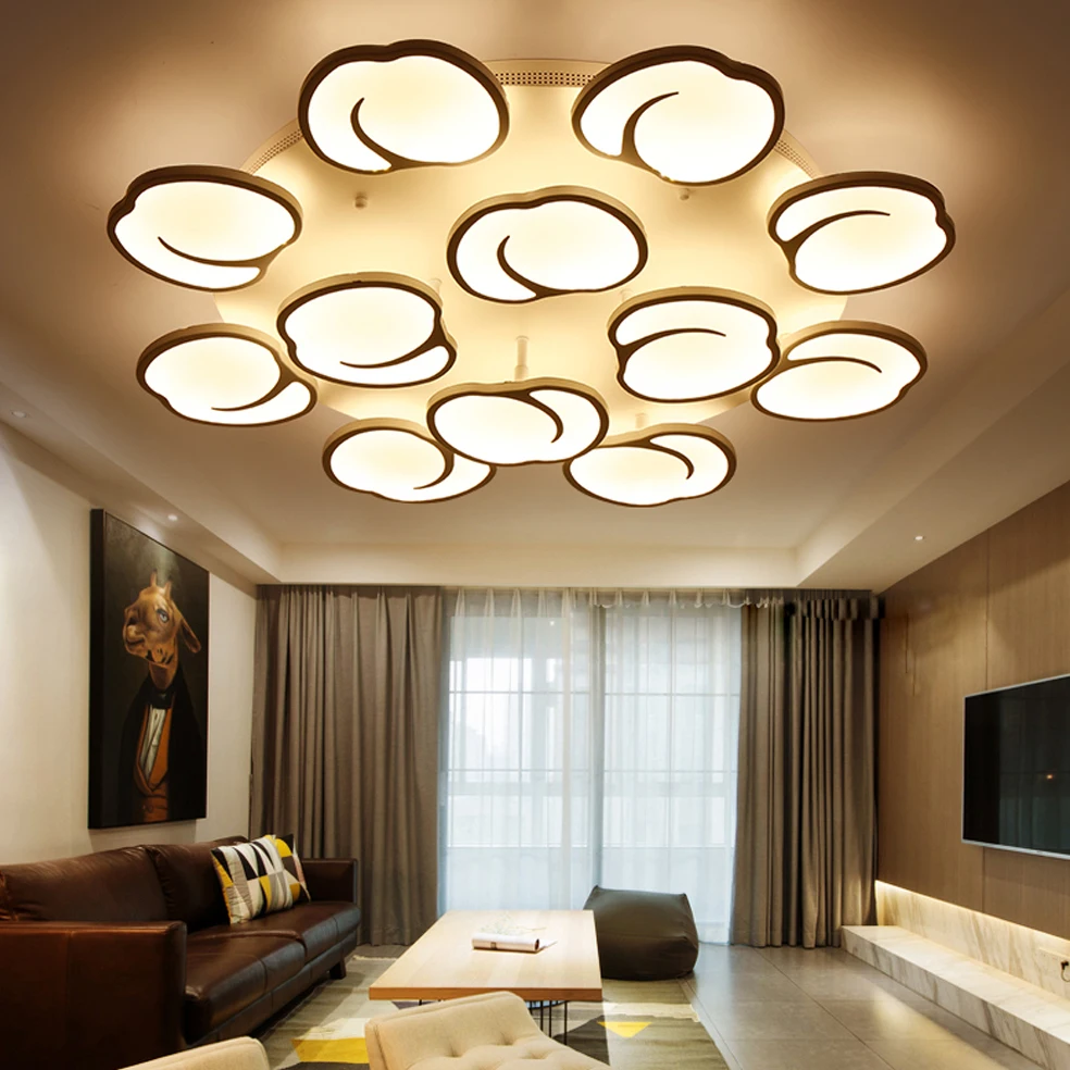 

LED Nordic Iron Acrylic Peach LED Lamp.LED Light.Ceiling Lights.LED Ceiling Light.Ceiling Lamp For Foyer Bedroom