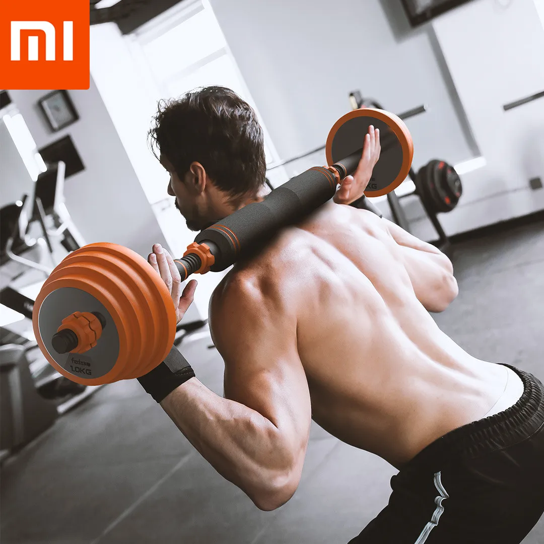 

Xiaomi FED 20KG Pure S teel Home Fitness Dumbbell Barbell Multifunctional Outdoor Sports Fitness Equipment Portable Workout Men