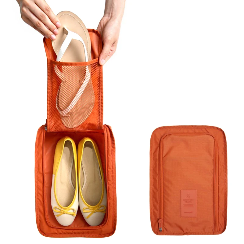 Портативные дорожные сумки для обуви, водонепроницаемые, пыленепроницаемые, органайзер для обуви, экономия пространства, сумки для хранения на молнии для женщин и мужчин, сумка для багажа