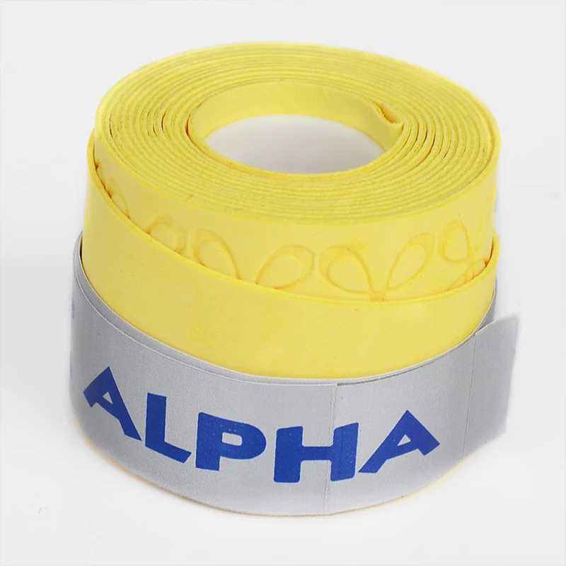 Alpha 30 шт/партия 0,5 мм сухая матовая Sweatband Теннисная ракетка для верхнего хвата Нескользящая с рисунком сухая бадминтон ручка для ракетки TG-650