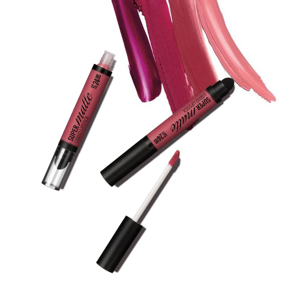 MENOW Brand Perfect Beauty Longlasting Matte Lip Gloss With Sponge Tip Stick effect L506|Блеск для губ| |