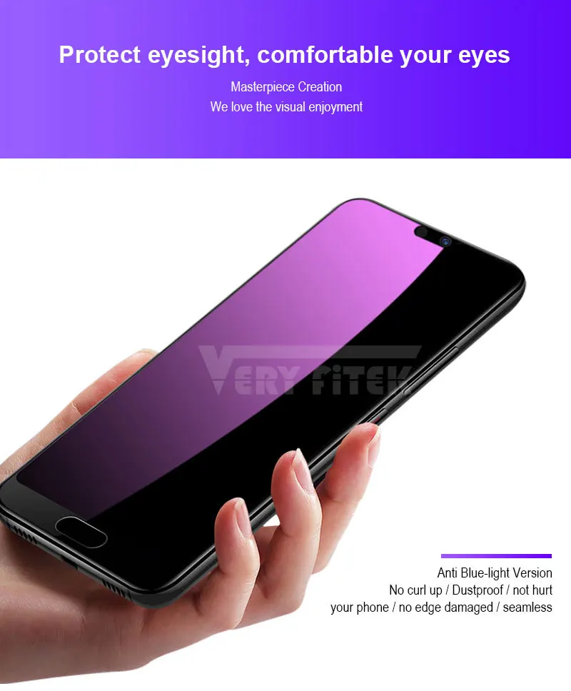 3D Full Coverage Tempered Glass For Huawei P10 Plus P10 P9 P8 Lite Screen Protector for Huawei P20 Lite P20 Pro Anti Blue Light (2)
