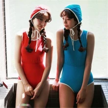 Женский купальник, Ретро стиль, открытая спина, Бразильское бикини, цельный женский купальник, сексуальный женский купальник бикини, пуш-ап бикини