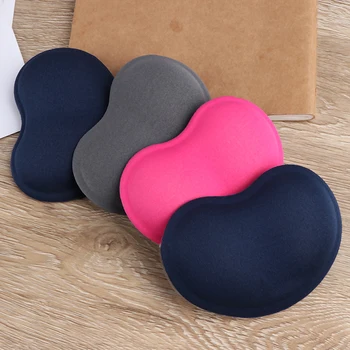 

Heart-shaped Comfort 3D Wrist Rest Silica Gel Hand Pillow Memory Cotton Mouse Pad For Office 1Pcs