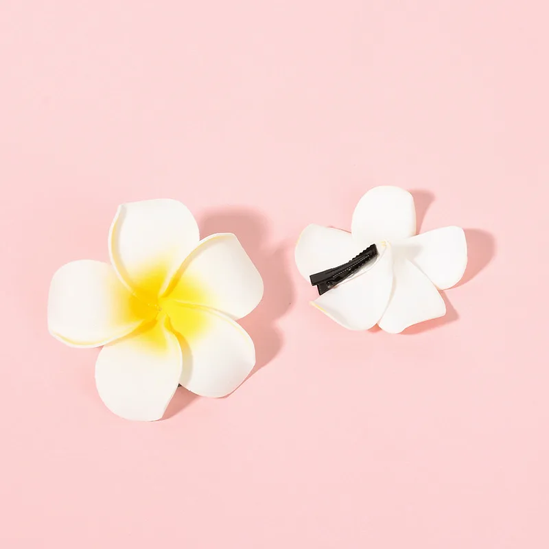 Цветочная заколка для волос Plumeria богемная невесты заколки богемные пляжные