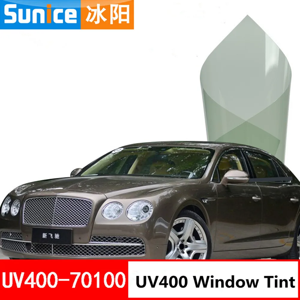 SUNICE 1 52*0 8 м Автомобильная Солнцезащитная пленка VLT70 % Передняя лобового стекла