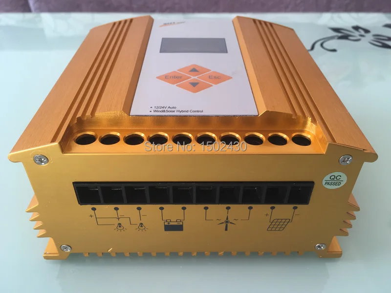 Лидер продаж 3/5 лезвия Номинальная 400W 12 V/24 V ветряной турбины и прекрасные со слежением за максимальной точкой мощности, ветро-солнечной гибридной контроллер ветрогенератора Наборы