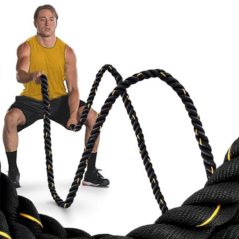 1 шт. тренировочная Спортивная веревка для тренировок, битва, веревка для фитнеса, для тренировки мышц рук, силовых тренировок, HWC