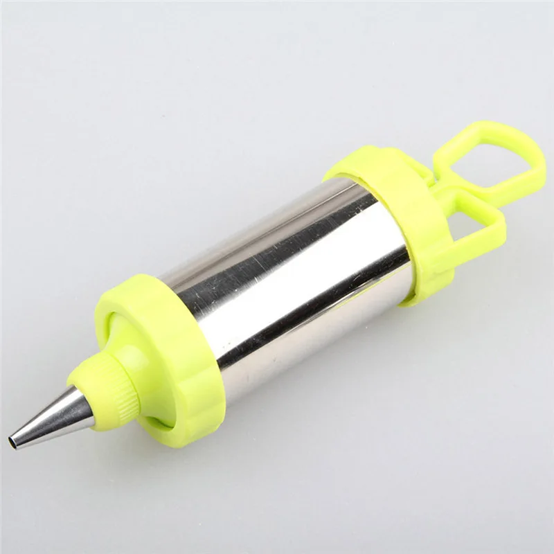 Confectionary Cookie Syringe Tips Cake Nozzle Icing Piping Cream Syringe Nozzle Tips Cake Decorating Piping Pen Extruder