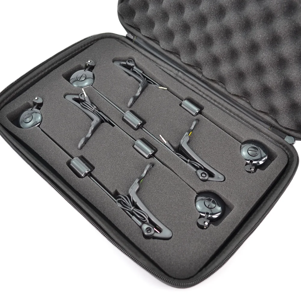 Skup Spławik na karpia zestaw podświetlana dioda led Swinger upuść wskaźnik dla karpia akcesoria wędkarskie 4 szt. W zapinanym na zamek etui