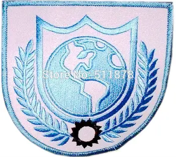 

4" BUCK ROGERS Earth Alliance Shoulder Logo TV MOVIE SERIES EMBROIDERED Sew On Iron On Patch TRANSFER Badge Gift Favor