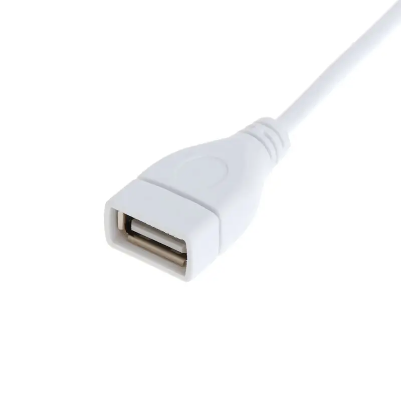 Новый удлинитель USB кабеля 28 см 2 0 A штекер гнездо белый кабель с кабелем