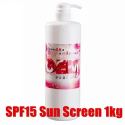 Солнце изолированы молоко SPF15 Suncreams солнцезащитный крем для тела переходная отбеливание 1000 г Красота продукты салон оборудования