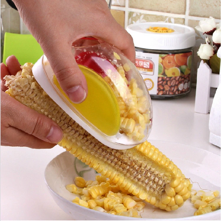 

Novelty Cooking Tools New Gadgets Corn Stripper Cob Remover Kitchen Accessories