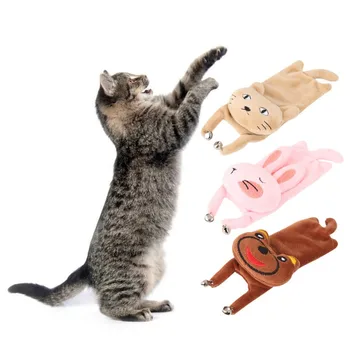 

Cute Cat Toys Stuffed Squeaking Animals Pet Toy Plush Rabbit Honking Squirrel For Dogs Chew Squeaker Squeaky Dog Toys