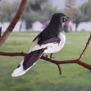 

2PC SET Animal Bundling simulation bird feather Magpie stick Bird adornment magnetic Refrigerator mantis decoration dies