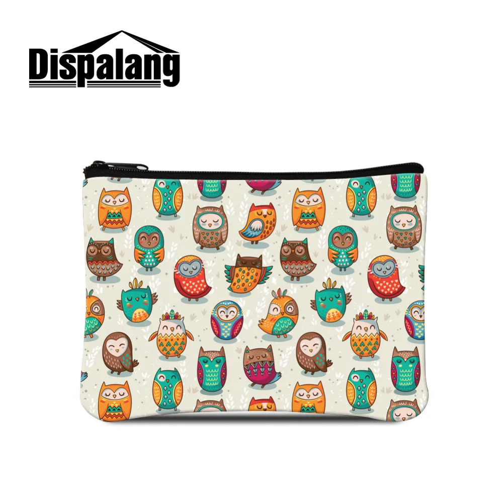 -6 Dispalang Mini Coin Purse For Girls Flower Print Coin Zipper Pouch Women Coin Wallet Kids Change Wallet Key Bag Monederos Mujer