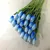 31PCS/LOT PU Mini Tulip Flower Real Touch Wedding Flower Bouquet Artificial Silk Flowers For Home Party Decoration 30