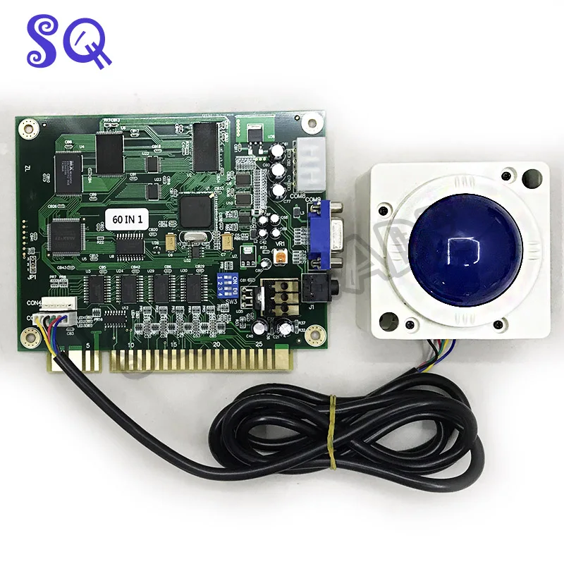 

2" Diameter (Illumiated ball) trackball with USB and PS2 Connector For Arcade Game Machine