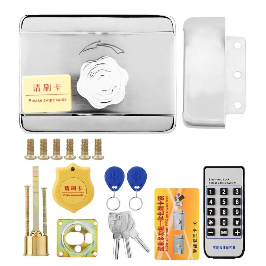 

IC Single Head Electronic RFID Card Integrated Electronic Intelligent Door Lock Card motor lock