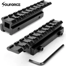 Тактический рельс 1" /25 см ласточкин хвост в Weaver Rail съемный Базовый адаптер прицела конвертер для прицелов Охота