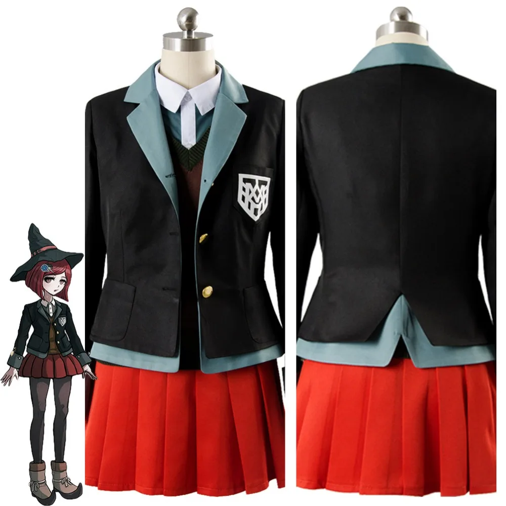 Костюм Yumeno Himiko для косплея Danganronpa V3 новый костюм Rreaks платье и униформа Хэллоуина
