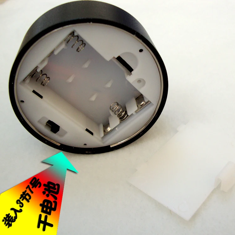 Небольшой батареи питания светодио дный прожектор освещает шкаф jewelry шкаф стол Витрина украшения творческий черный-za SD73