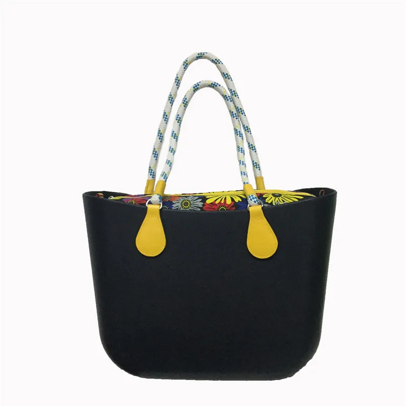 Классическая женская сумка O Bag стильные ручки силиконовая прорезиненная