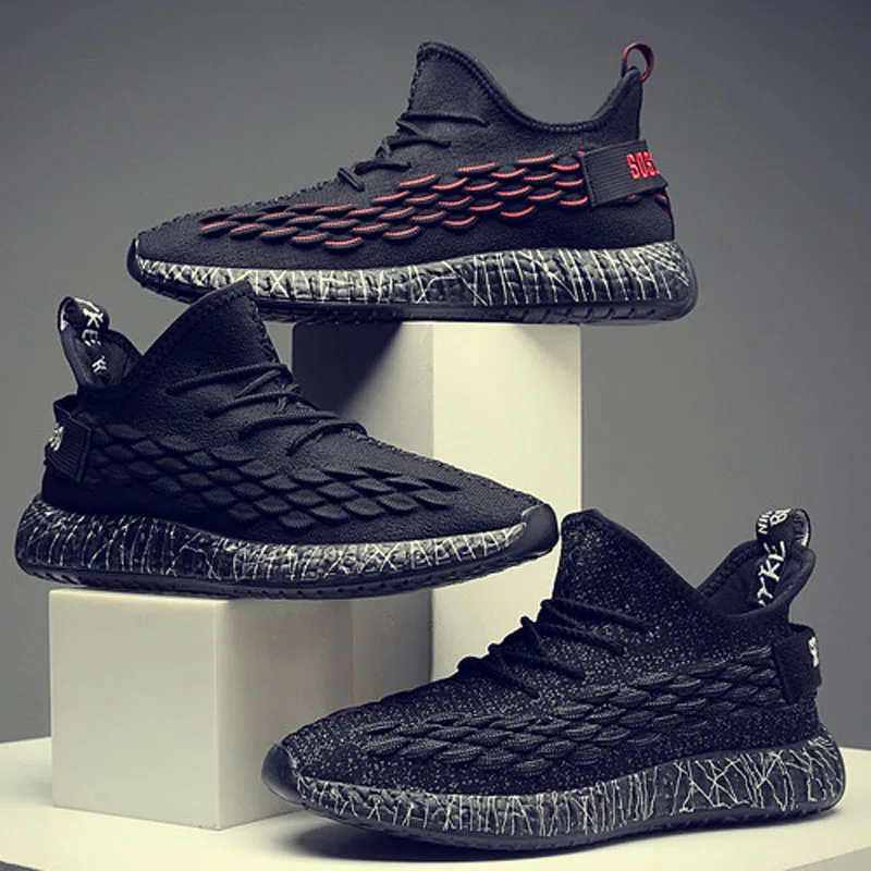 

Fashion Outdoor Sports Black Knit Air Mesh Boot Boost 350 V2 Race Runners Men Sneakers Shoes Shoe Mens Shoes Sports Shoes